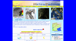 Desktop Screenshot of meteopadova.it